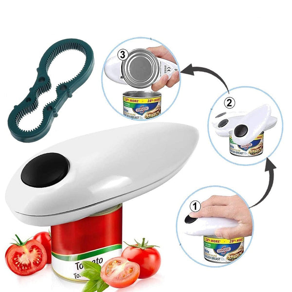 One Touch Automatic Electric Can Opener Mini Kitchen Tools