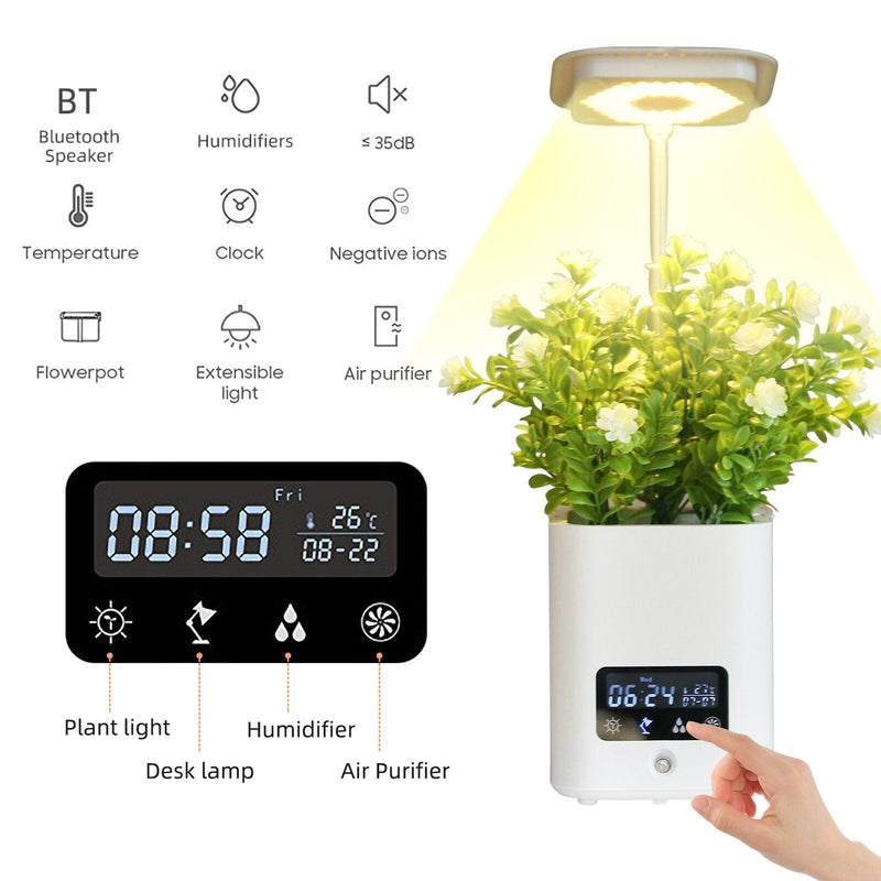 Smart Automatic Humidifier Hydroponics Indoor Table Planter Garden