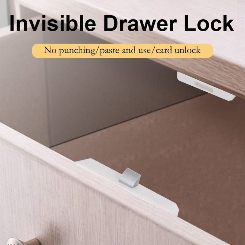 Smart Electronic Keyless Invisible Lock Furniture File Cabinet hidden compartment